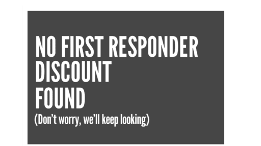 first responder discounts