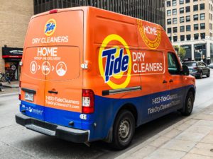 Tide Dry Cleaners Van