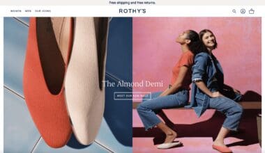 Rothy's website
