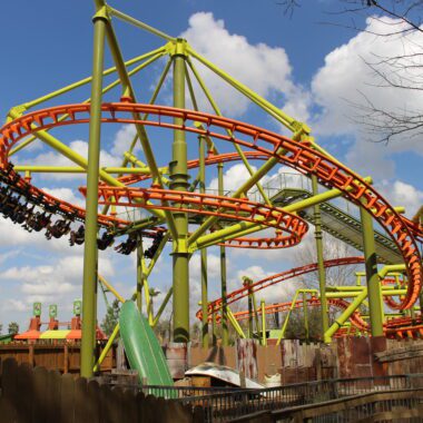 Swamp Thing ride at Wild Adventures