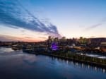 aerial photo of montreal buildings