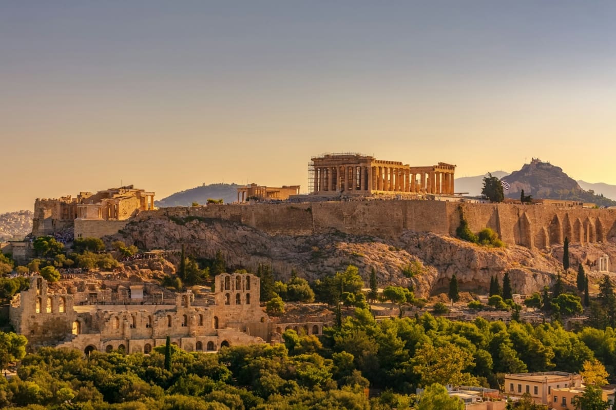 athens building under blue sky in greece during daytime