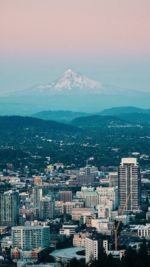 aerial photo of high rise buildings in Portland, Oregon