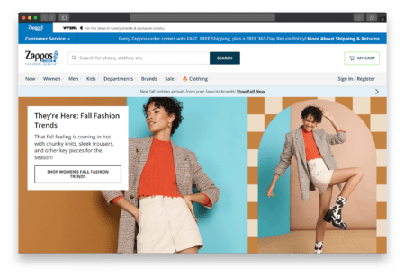 shopping the zappos site with cash back