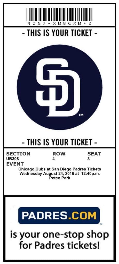 Padres Tickets